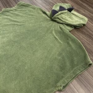 GAP Kids Dinosaur Hooded Poncho Towel Green 100% Cotton 2T